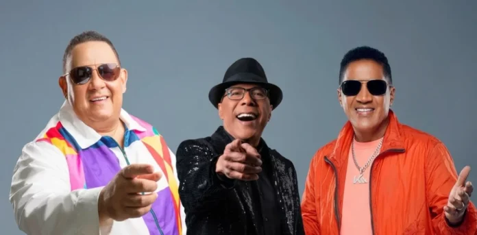 José Peña Suazo, Ramón Orlando y Kinito Méndez.Fuente externa